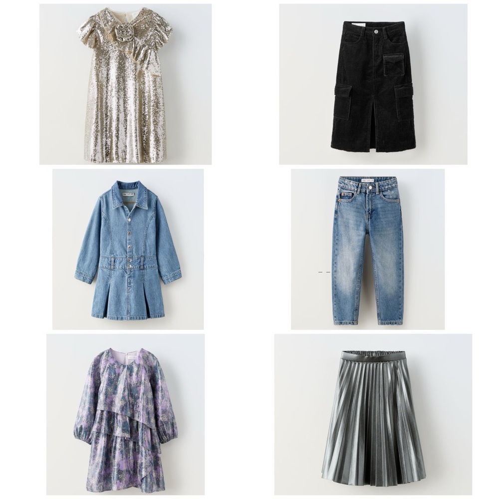 ZARA LOT Girl 6-piece